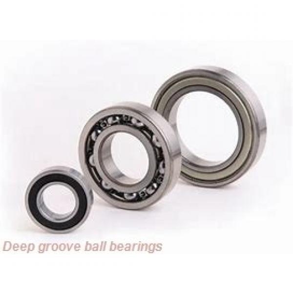6.35 mm x 15.875 mm x 4.978 mm  skf D/W R4-2RZ Deep groove ball bearings #1 image